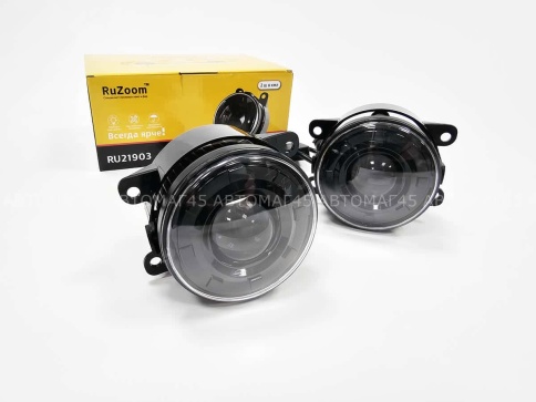 Ruzoom Фары противотуманные 1 линза  Lada Vesta X-Ray и иномарки LED 35W 5000LM 2шт гарантия 6 мес фото 1