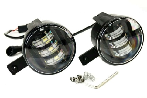 SALMAN  Фары п/туманные 3 линзы Hyuindai IX35 Tucson 2 (2009-2015) LED 50W 2шт гарантия 6мес  фото 1