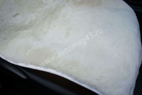 Накидки  короткий ворс мутон белый KN 0217 140x55 на весь салон 5шт    фото 8