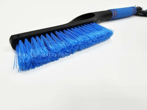 Smart  Щетка для снега cо скребком средняя мягкая щетина 59см    фото 2