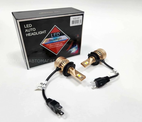 C2R V13 чип CSP LED 2шт H7 26В 6500К 2000Lm гарантия 4мес    фото 1