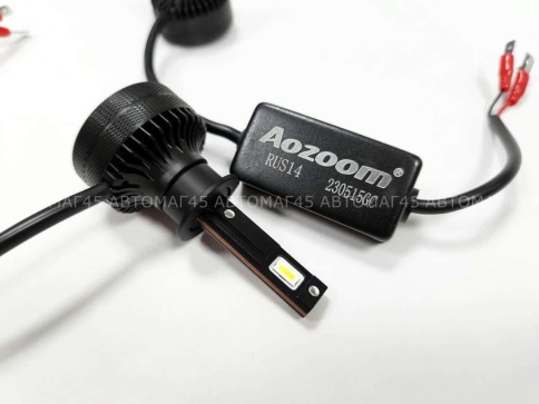 AOZOOM лампы LED 2шт H1 24В 55W 5500K 6000Lm  с обманкой гарантия 6мес    фото 5
