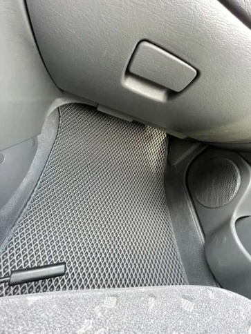 EVA ЭВА  коврики в салон Kia Spectra 2004-2011г черные рисунок ромб компл 5шт фото 5