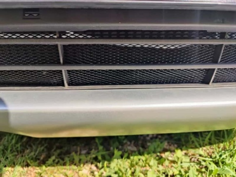 Airline  защитная сетка на решетку радиатора ячейка алюминиевая черная 10ммх4мм 20х100см    фото 2