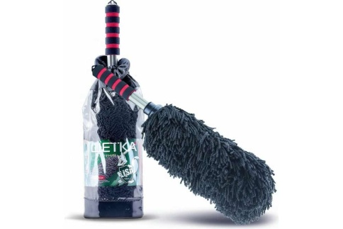 Li-Sa  щетка для удаления пыли из микрофибры раздвижная ручка 57-72,5см в чехле   фото 1