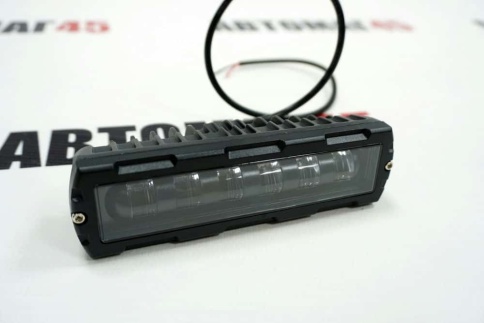 C2R Светодиодная фара прямоугольная 6 линз ровная СТГ 10-30V 30Вт 6000K 2000Lm 1шт гарант 3мес G0140 фото 1