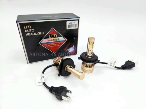 C2R V13 чип CSP LED 2шт H4 26В 6500К 2000Lm гарантия 4мес    фото 1