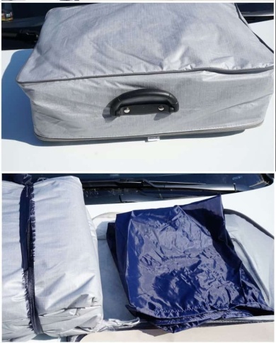 AVS  автомобильный тент всесезонный водонепроницаемый JC-520 размер ХL 482х196х145см    фото 13