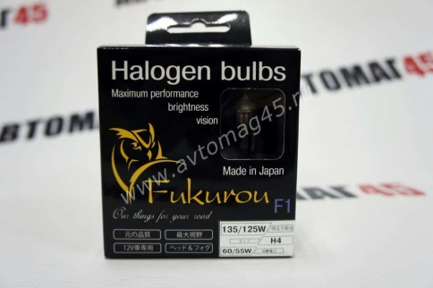 Fukurou  F1 лампа H4 12V 60/55W (135/125W) Япония 2шт    фото 4