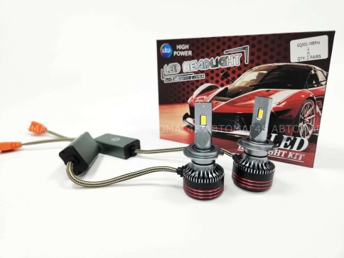 ZMB M8Pro лампы LED 2шт H7 12-24В 60W 5500K 4500Lm  с обманкой гарантия 3мес    фото 1