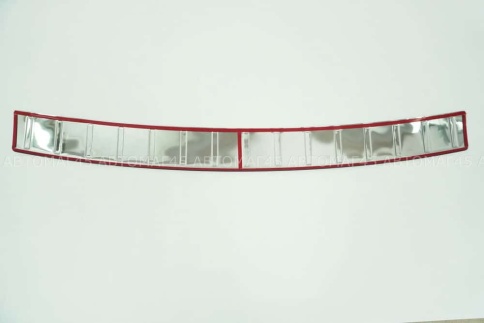 VAD Накладка  на задний бампер Volkswagen Polo Фольцваген Поло седан 2010-2020г нержавейка    фото 2