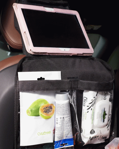 STVOL органайзер на спинку сиденья с карманом для планшета 40х81см    фото 4