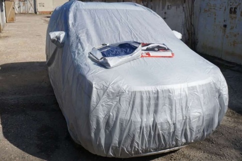 AVS  автомобильный тент всесезонный водонепроницаемый JC-520 размер ХL 482х196х145см    фото 5