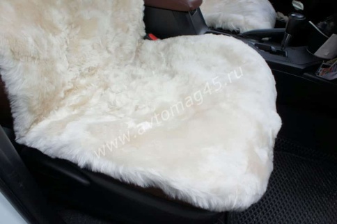 Рус Автотренд  Накидки короткий ворс мутон бежевый 140x55 2шт    фото 14