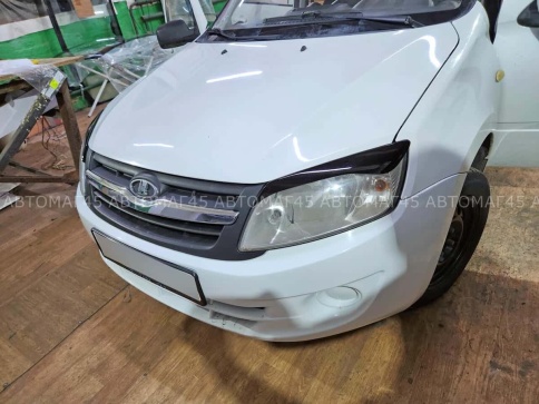 Реснички накладки на фары Lada Granta Лада Гранта до 2018г 2шт    фото 5