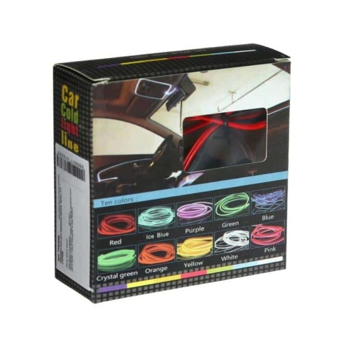 C2R Неоновая нить для подсветки салона LGX-B2 синий 2м фото 2