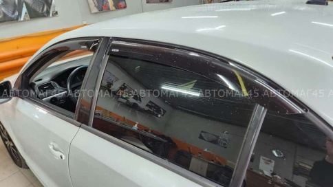 VAD  дефлекторы окон Volkswagen Jetta Фольцваген Джетта 2010-2019г 6 поколение комплект 4шт    фото 4