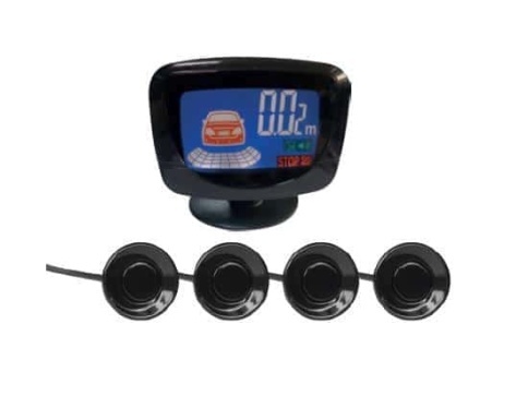 AVS PS-524  Парктроник цветной LCD-дисплей 4 датчика D 22мм черный    фото 2