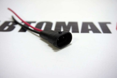 Разъем  H11 пластиковый с проводами Female гнездо    фото 1