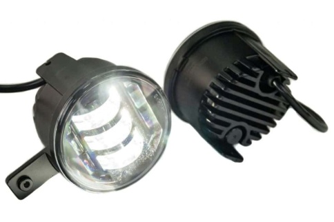 SALMAN  Фары п/туманные 3 линзы Hyuindai IX35 Tucson 2 (2009-2015) LED 50W 2шт гарантия 6мес  фото 4