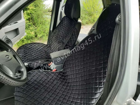 888-а  Накидки на сиденье с боками велюр черный 2шт    фото 8