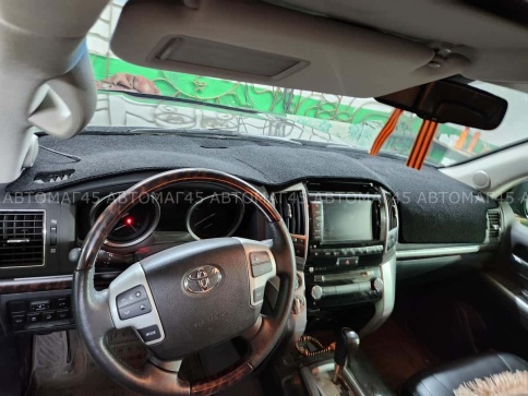 Накидка на панель Toyota Land Cruiser LC200 Тойота Ленд Крузер J200 2007-2021г карпет maximal фото 1