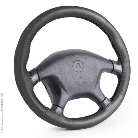 Autoprofi  оплетка руля под шнуровку натуральная кожа черная нитки игла    фото 1