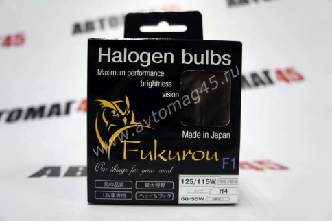 Fukurou  F1 лампа H4 12V 60/55W (125/115W) Япония 2шт    фото 8