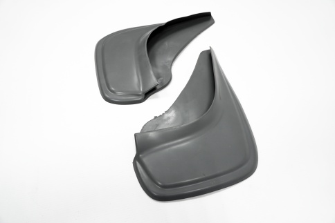 Skyway  брызговики универсальные резиновые серебро 2шт    фото 3