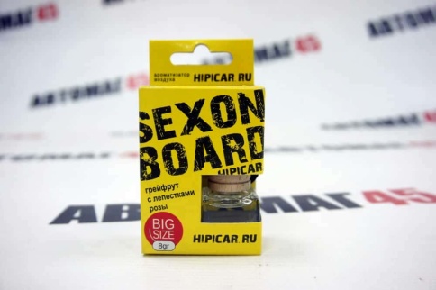 Hipicar Sex ON BOARD  ароматизатор подвесной бочонок Грейпфрут с лепестками розы    фото 1