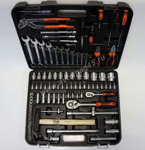 Автодело  набор инструментов 101 предмет 1/2" 1/4"    фото 2