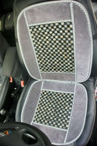 Autоvirazh  накидка на сиденье шариковый массажер серая    фото 3