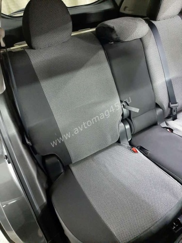 Авточехлы  Nissan X-Trail Ниссан Х-Трейл 2013-2022г кузов T32 жаккард серый Ижевск   фото 4