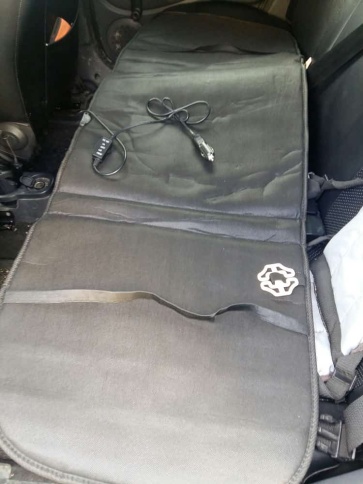 Airline  накидка с подогревом на заднее сиденье 35Вт черная гарантия 1 год    фото 2