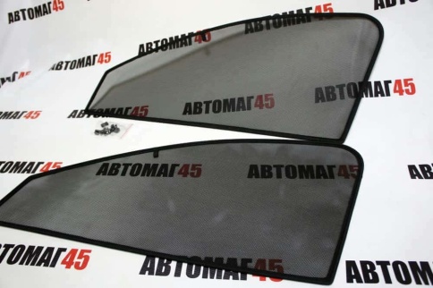 TLT  каркасные шторки на магнитах Volkswagen Polo лифтбэк с 2021г Skoda Rapid передние 2шт станд 10% фото 5