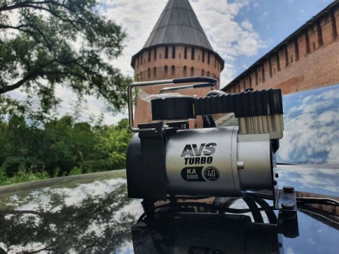 AVS КА 580  компрессор 40л мин 150Вт 10Атм сумка насадки гарантия 1год    фото 7