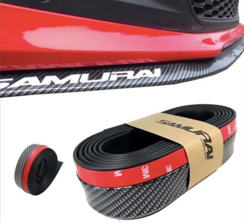 C2R SAMURAI Губа на бампер универсальная 2,5м карбон фото 4