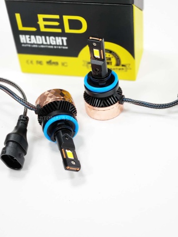 Ruzoom V80 LED 2шт H11 10-16В 90W 6000K 9000Lm с обманкой гарантия 6мес    фото 3