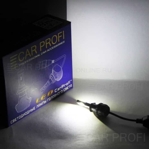 Carprofi S30  лампы LED 2шт H1 12В 30W 5500K 4000Lm гарантия 6мес    фото 7