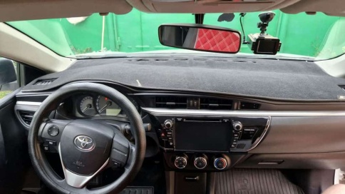 Накидка на панель Toyota Corolla Тойота Королла 2013-2019г кузов 160 180 карпет  фото 5