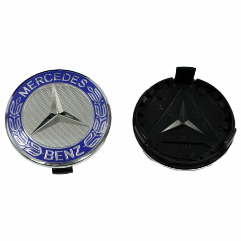 Колпачок ступицы Mercedes 7,5см 74/69 синий BC-001c (113070) фото 2