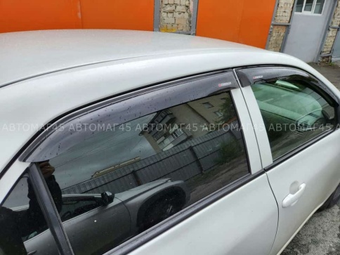 VAD  дефлекторы окон Toyota Corolla Тойота Королла седан 2007-2013г комплект 4шт    фото 4