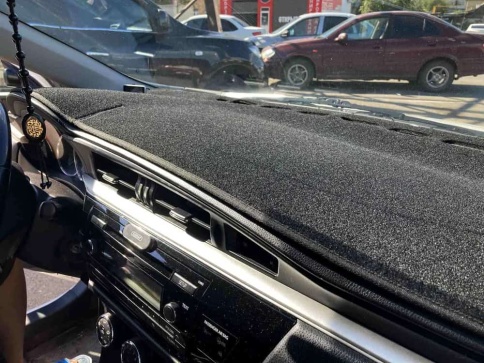 Накидка на панель Toyota Corolla Тойота Королла 2013-2019г кузов 160 180 карпет  фото 4