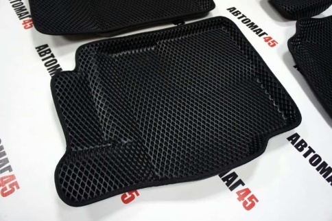 BORATEX  коврики в салон 3D EVA ЭВА Toyota Corolla 07-13г Toyota Auris 06-12г черн рис ромб комп 5шт фото 7