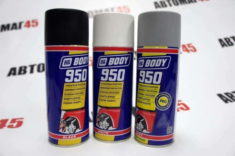 BODY 950  антигравий черный крупнозернистый аэрозоль 400мл    фото 2