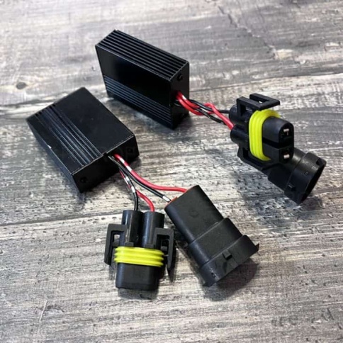 Обманки  для светодиодных ламп LED H11/H9/H8 Canbus + фильтр помех 2шт    фото 4