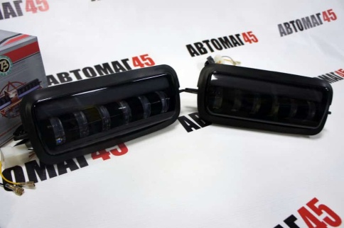 TLT  надфарники Нива 21214 урбан бронто легенд LED + поворотник 4000Lm 6 полос  2шт гарантия 6 мес   фото 6