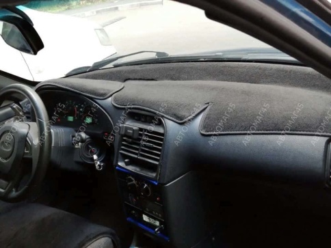 Накидка на панель ВАЗ 2110 только европанель красная нить карпет  фото 5