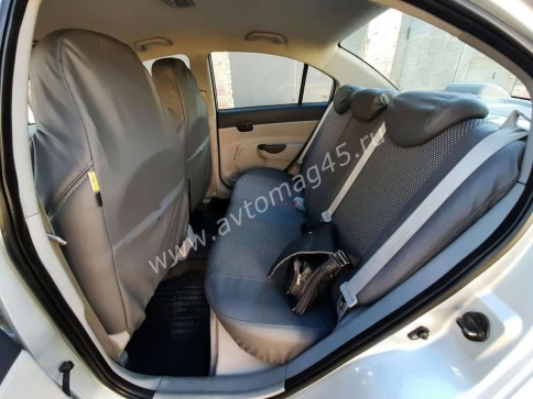 Recaro  чехлы универсальные экокожа серая жакккард серый комплект    фото 6