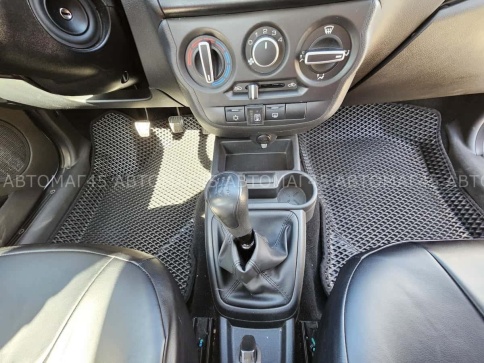 BORATEX  коврики в салон 3D EVA ЭВА Lada Kalina Granta Datsun On-do Mi-do черн рис ромб компл 5шт  фото 3